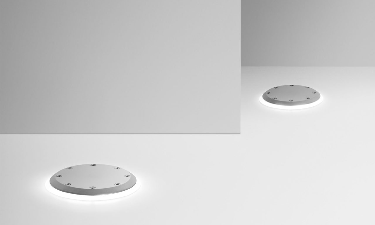 Skilled Outdoor Recessed Led by Nemo Studio Floor Lamps